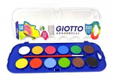 ACUARELA GIOTTO C/PINCEL EST X12